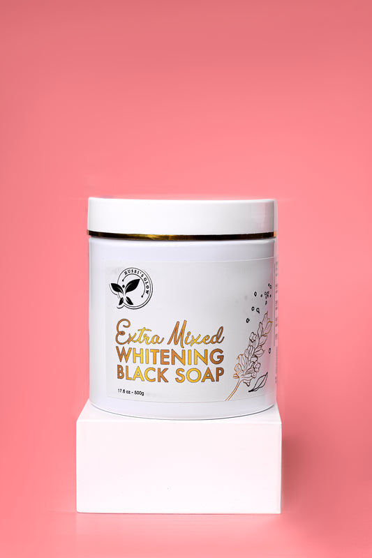 Extra mixed whitening black soap