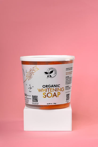 Whitening organic soap